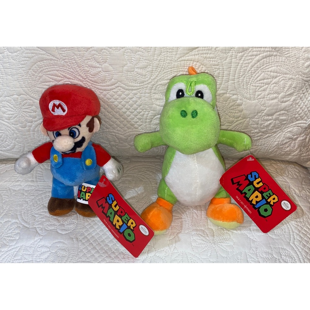 Super Mario‎ & Yoshi Stuffed Plush Toys NWT